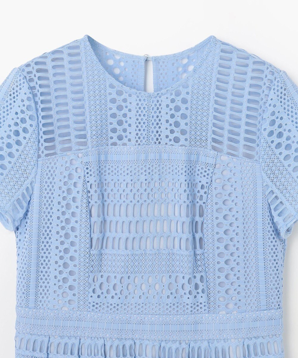 GRACE CONTINENTAL メッシュレースワンピース 