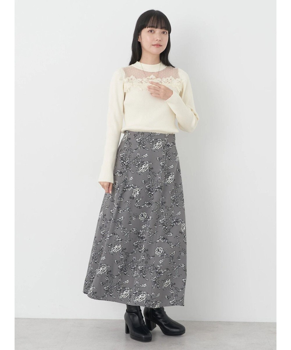 earth music&ecology シアードッキングニットプルオーバー 