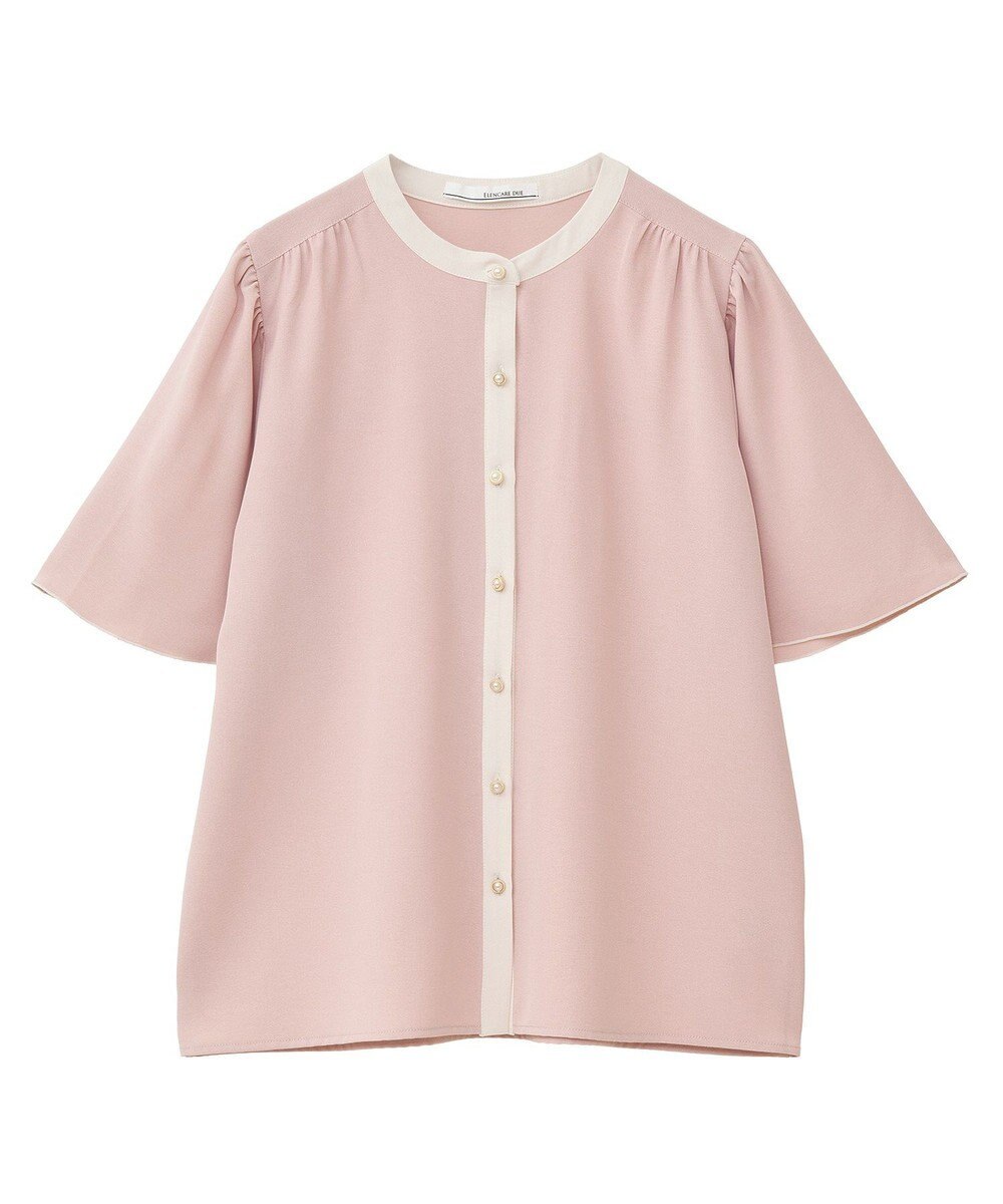 Green Parks ・ＥＬＥＮＣＡＲＥ　ＤＵＥ　バイカラーブラウス 