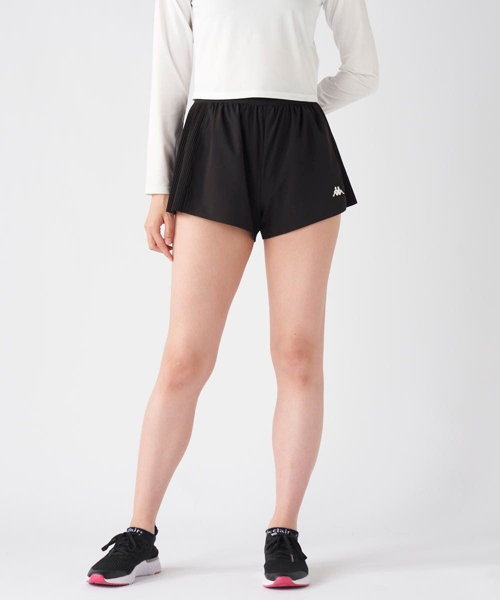 OP／FILA 【Kappa】プリーツ スポーツショートパンツ 