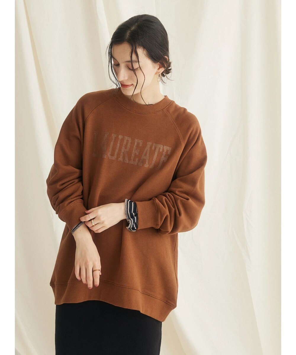 CRAFT STANDARD BOUTIQUE プリント裏毛ビッグプルオーバー 