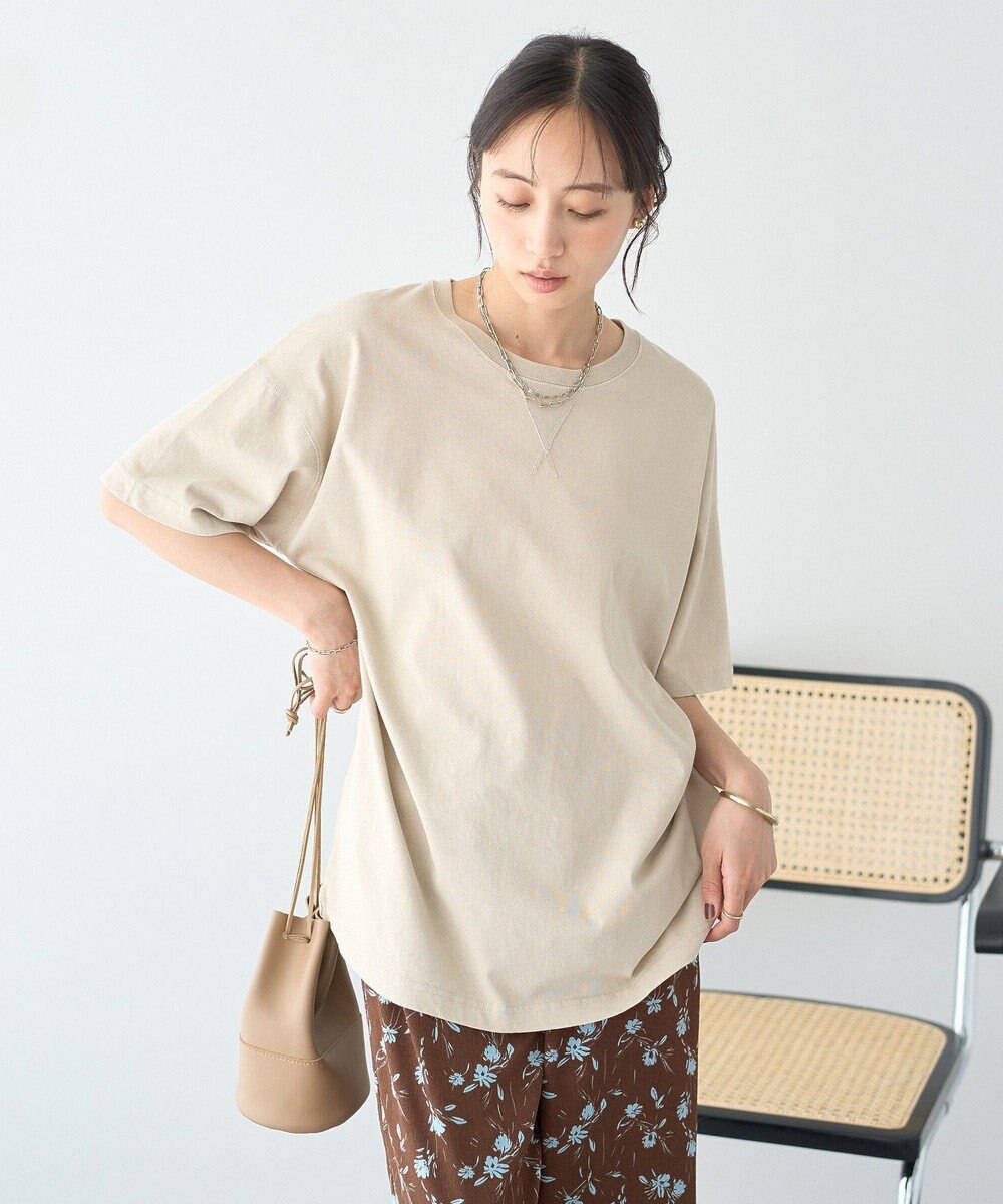 earth music&ecology ピグメント風Tシャツ 