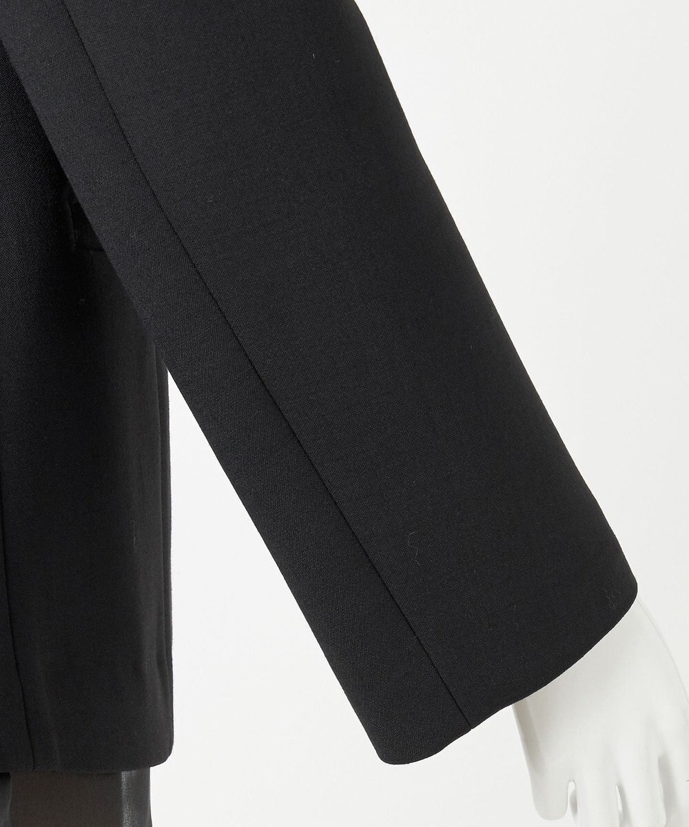 23区 L 【エステータ】ウールダブルクロス オーガンジーレイヤード ジャケット 