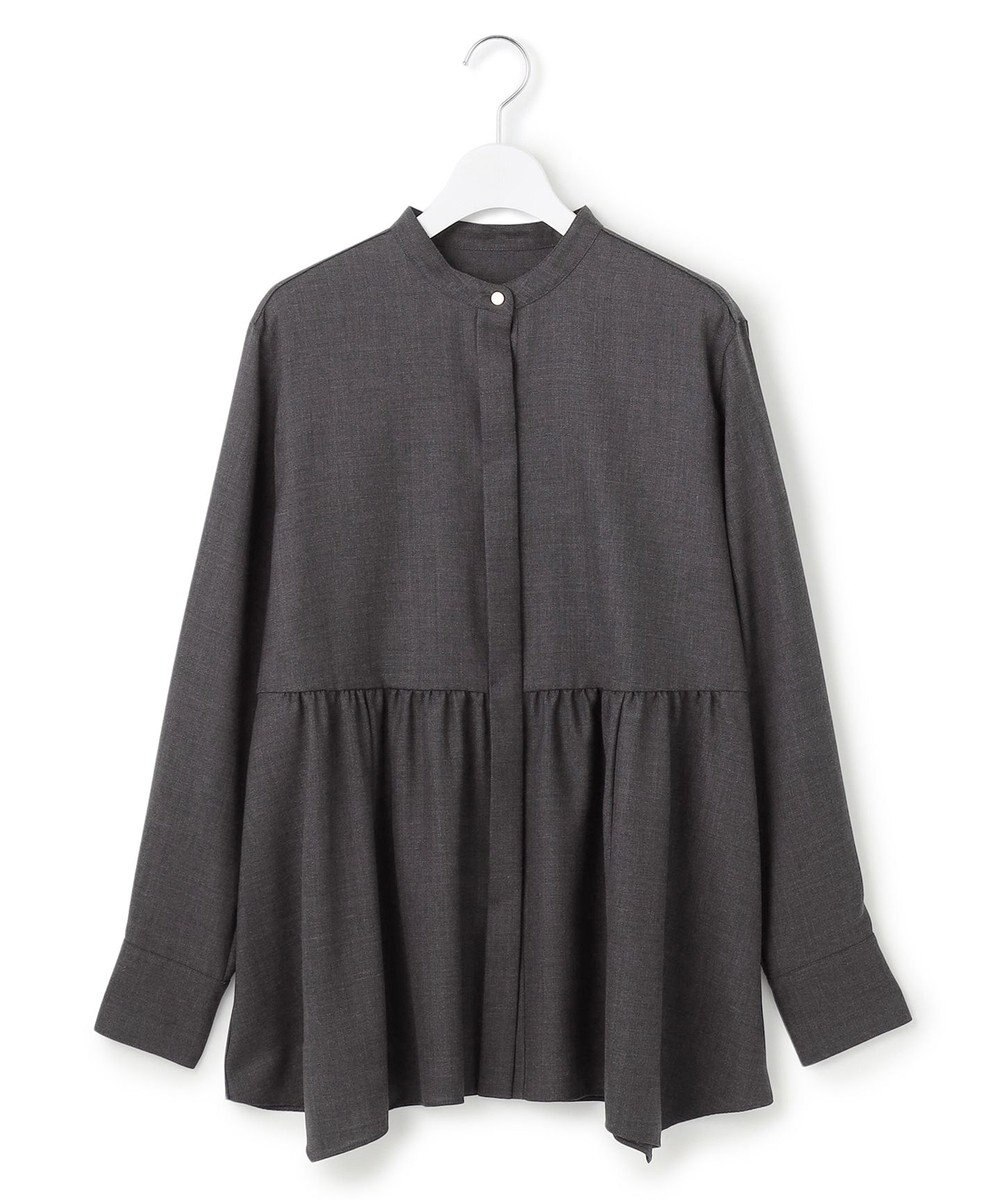 23区 S 【洗える】TWビエラ イレギュラーヘム ブラウス 