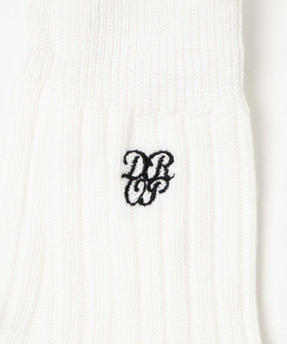 WEGO ガーリーロゴ刺繍ソックス 