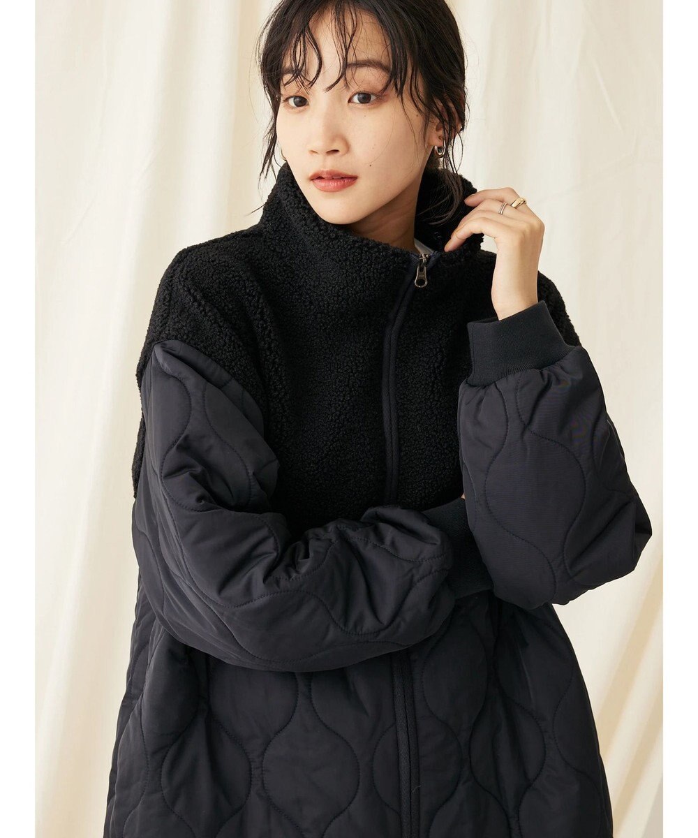 CRAFT STANDARD BOUTIQUE ボア＆キルティングスタンドコート 