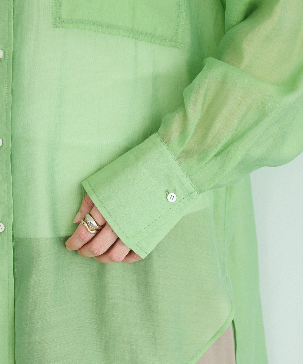 CRAFT STANDARD BOUTIQUE シアーハオリシャツ 