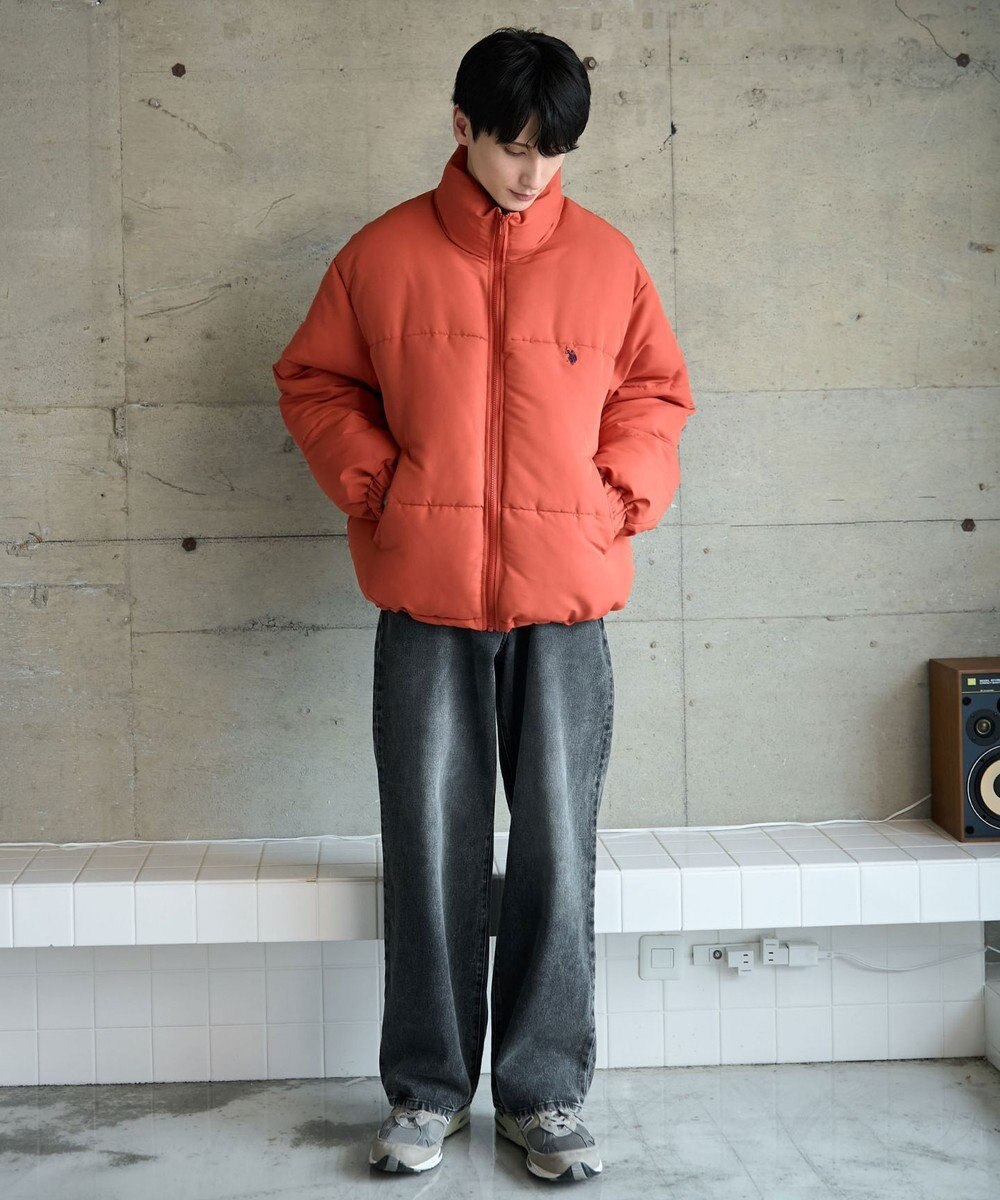 WEGO 【WEB限定/Sサイズ新登場/お気に入り登録者数5万人越えの大人気アイテム】U.S. POLO ASSN.別注パデッドジャケット 