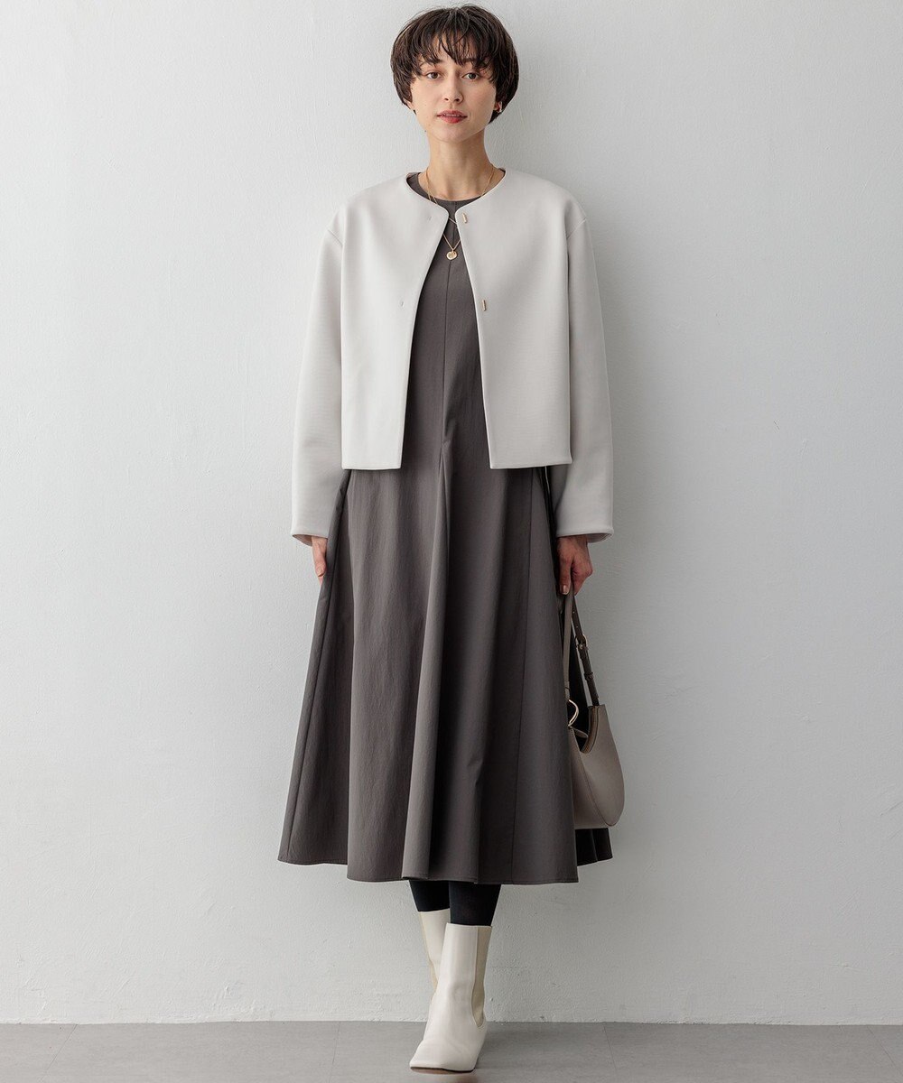 23区 S 【洗える】ネオプレーンジャージー ジャケット 