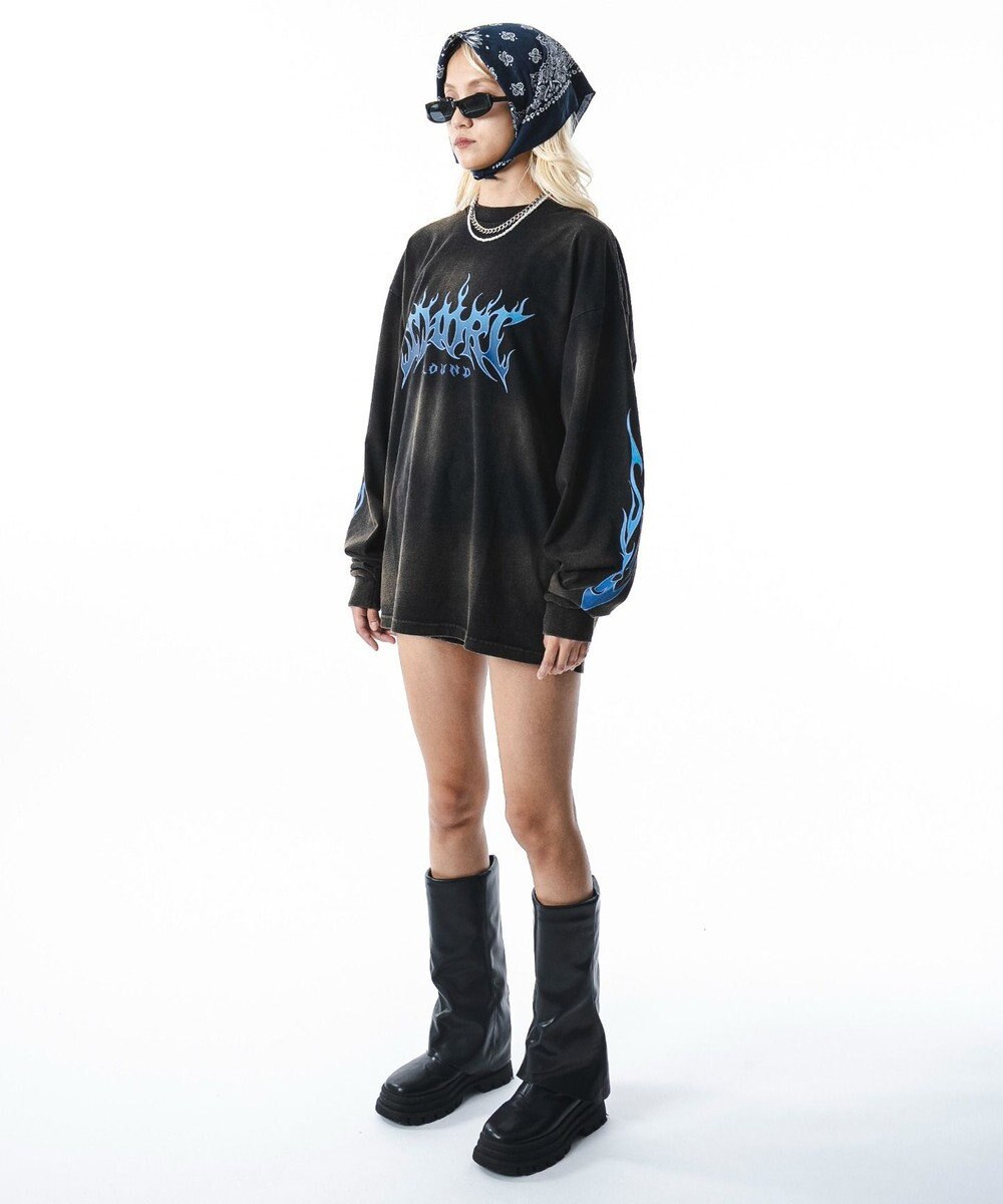 WEGO 【ユニセックス着用ITEM】フレイムグラフィックBIGT（LS） 