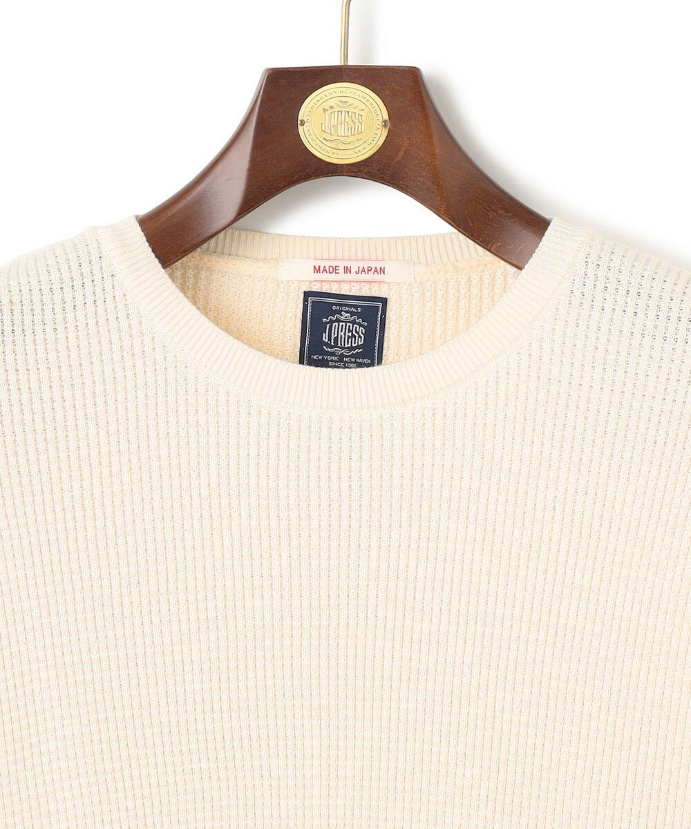 J.PRESS MEN 【J.PRESS ORIGINALS】Suvin Gold Thermal Knit / Made in Japan 