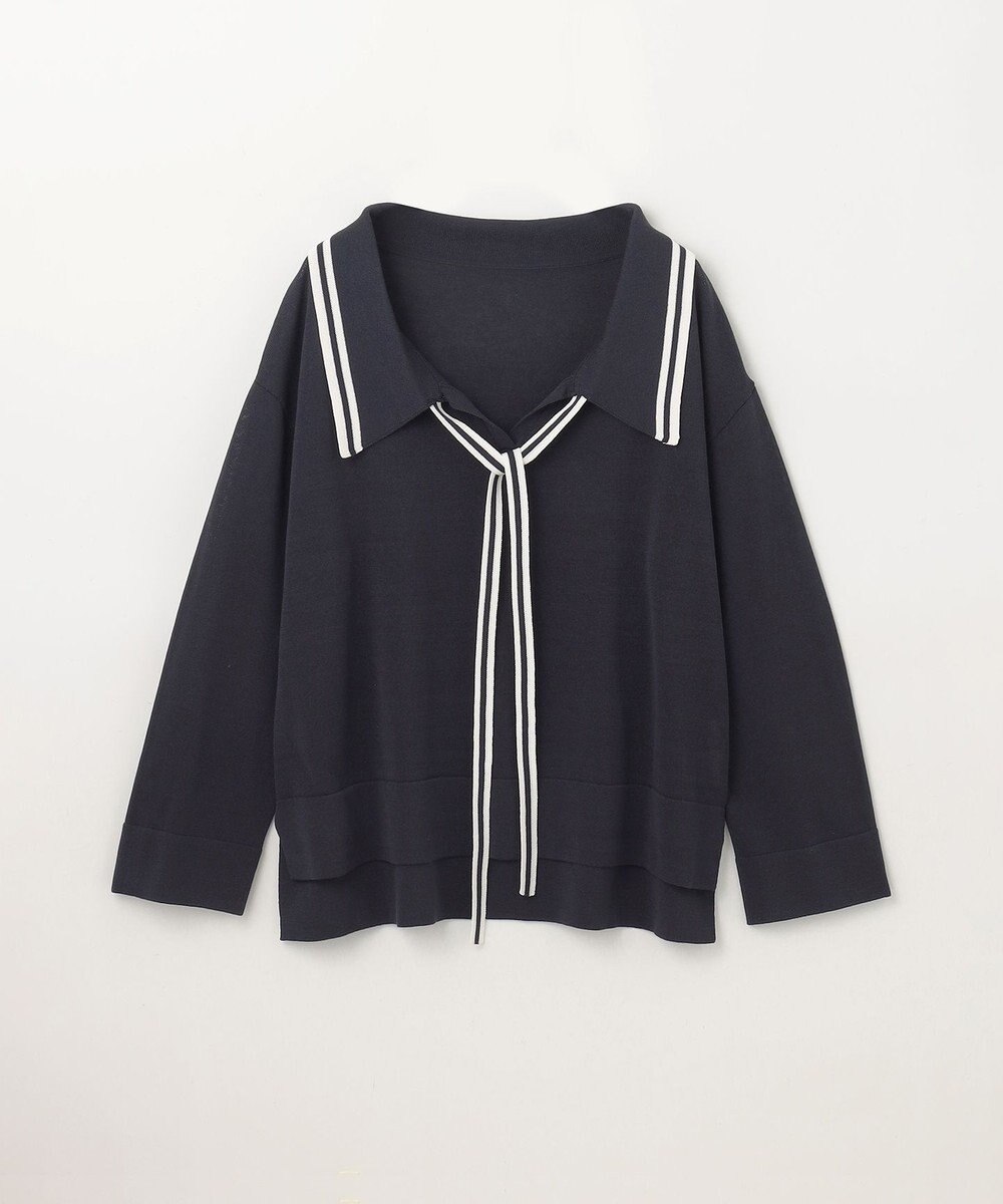 GRACE CONTINENTAL マリンボウタイニット 