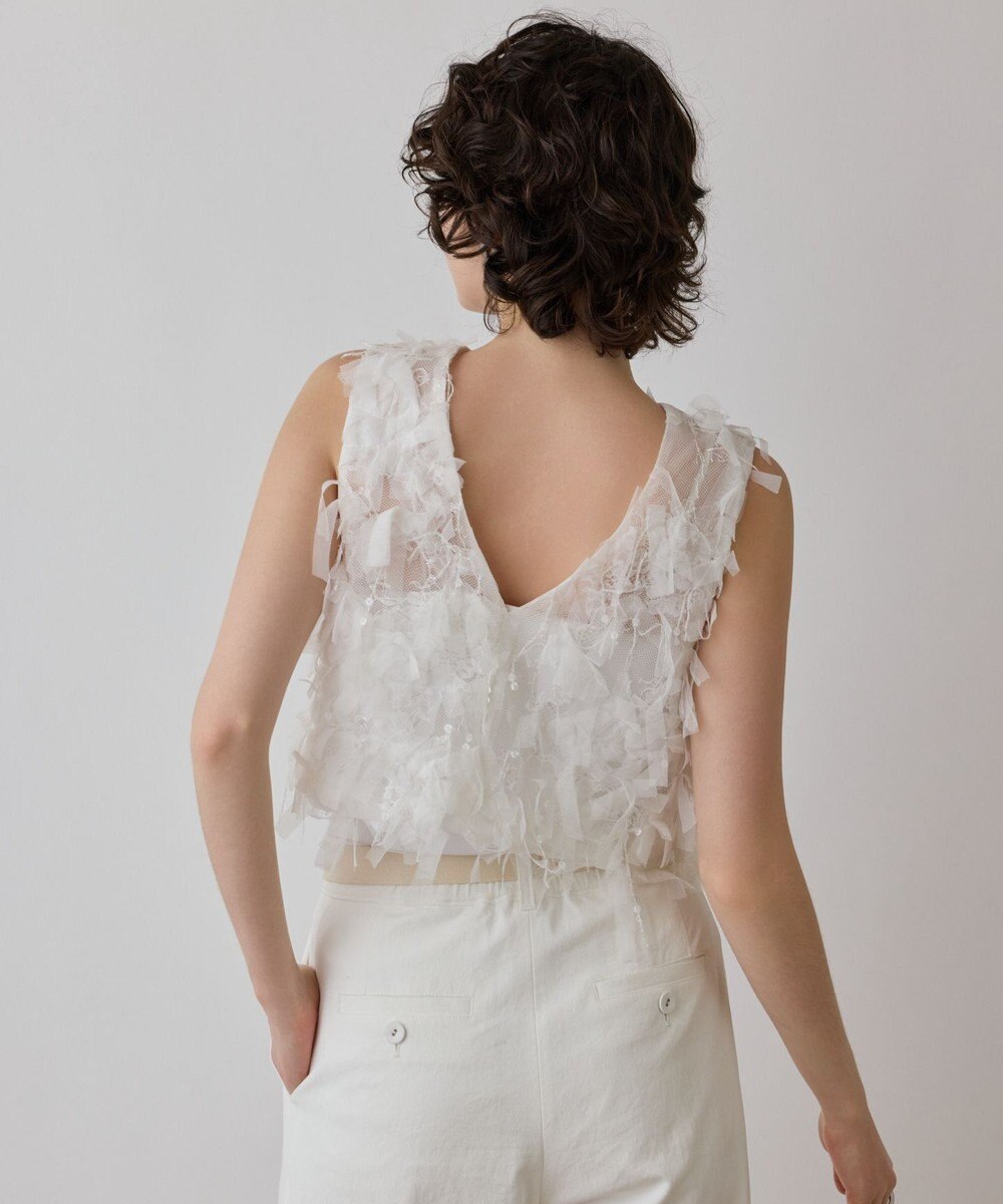 GRACE CONTINENTAL フリンジベスト 