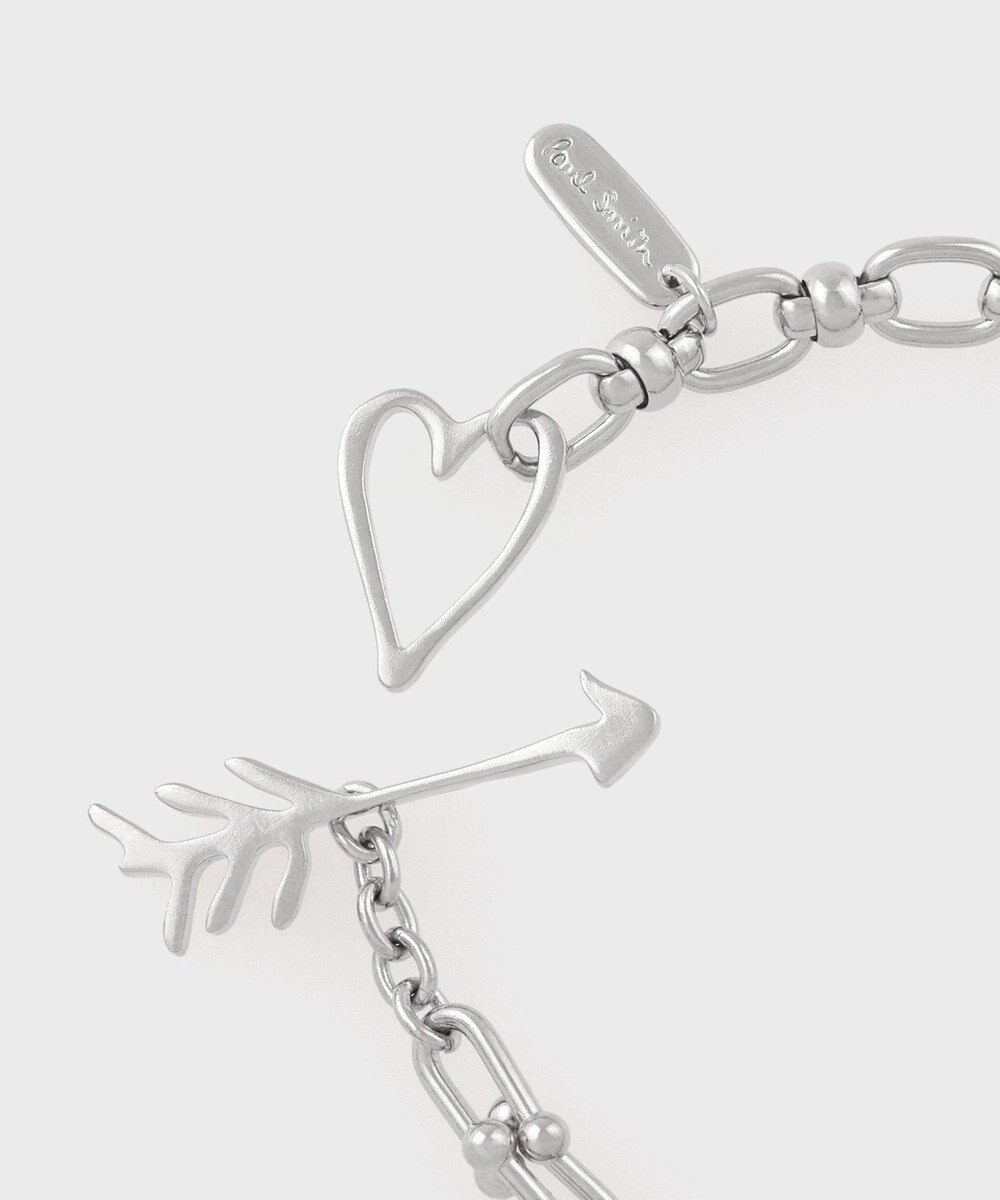 Paul Smith ハートミックスチェーン ブレスレット 