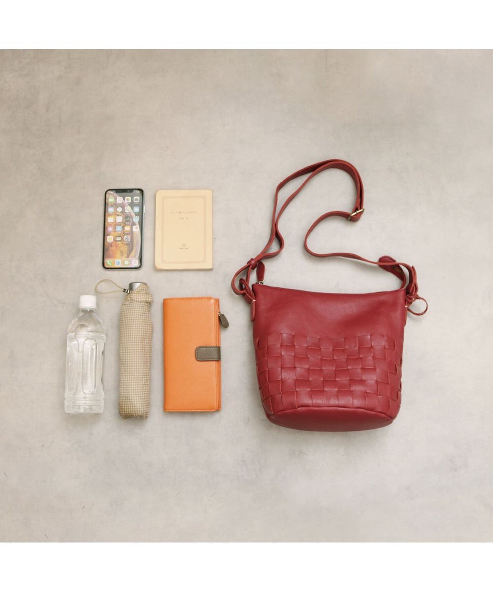 UNBILLION アトランタ ATLANTA / 牛革メッシュバケツショルダー 