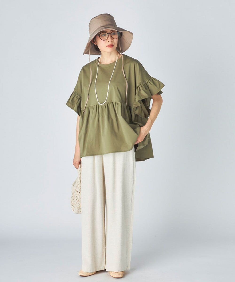 OP／FILA 【Ocean Pacific】UVカットつば広ハット 