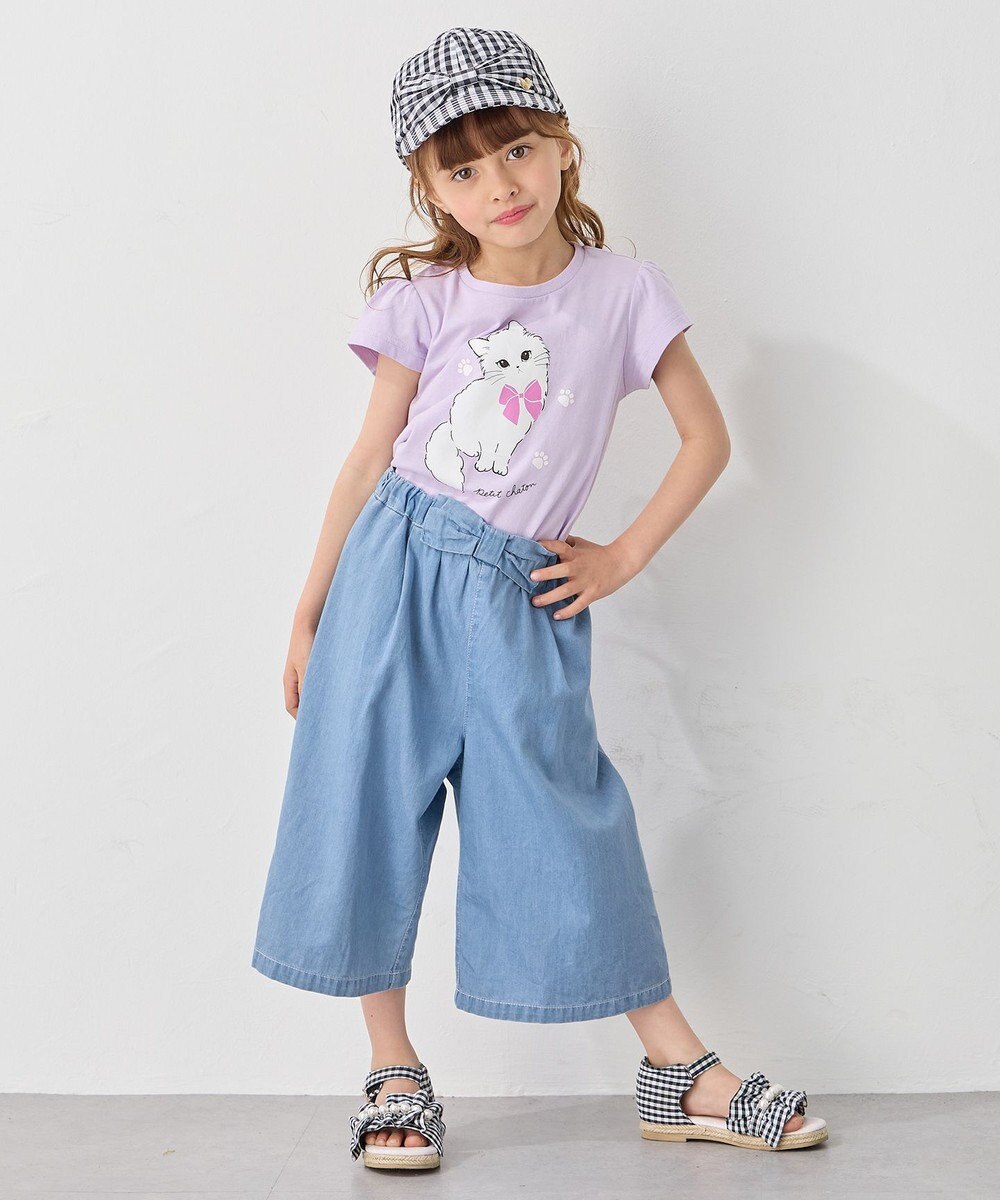 ANY KIDS 【水で色が変わる】接触冷感 しろくま ミラクルプリント Tシャツ 