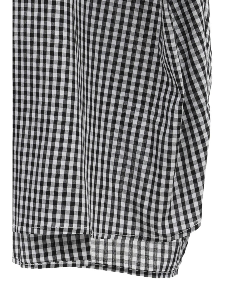 CRAFT STANDARD BOUTIQUE ステンサイドソリッドギンガムチェックブラウス 