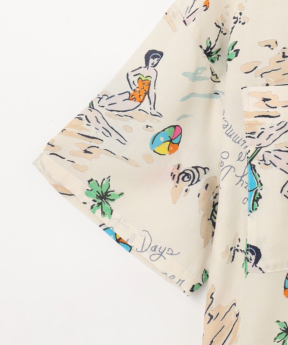 GRACE CONTINENTAL リゾートプリントシャツ 