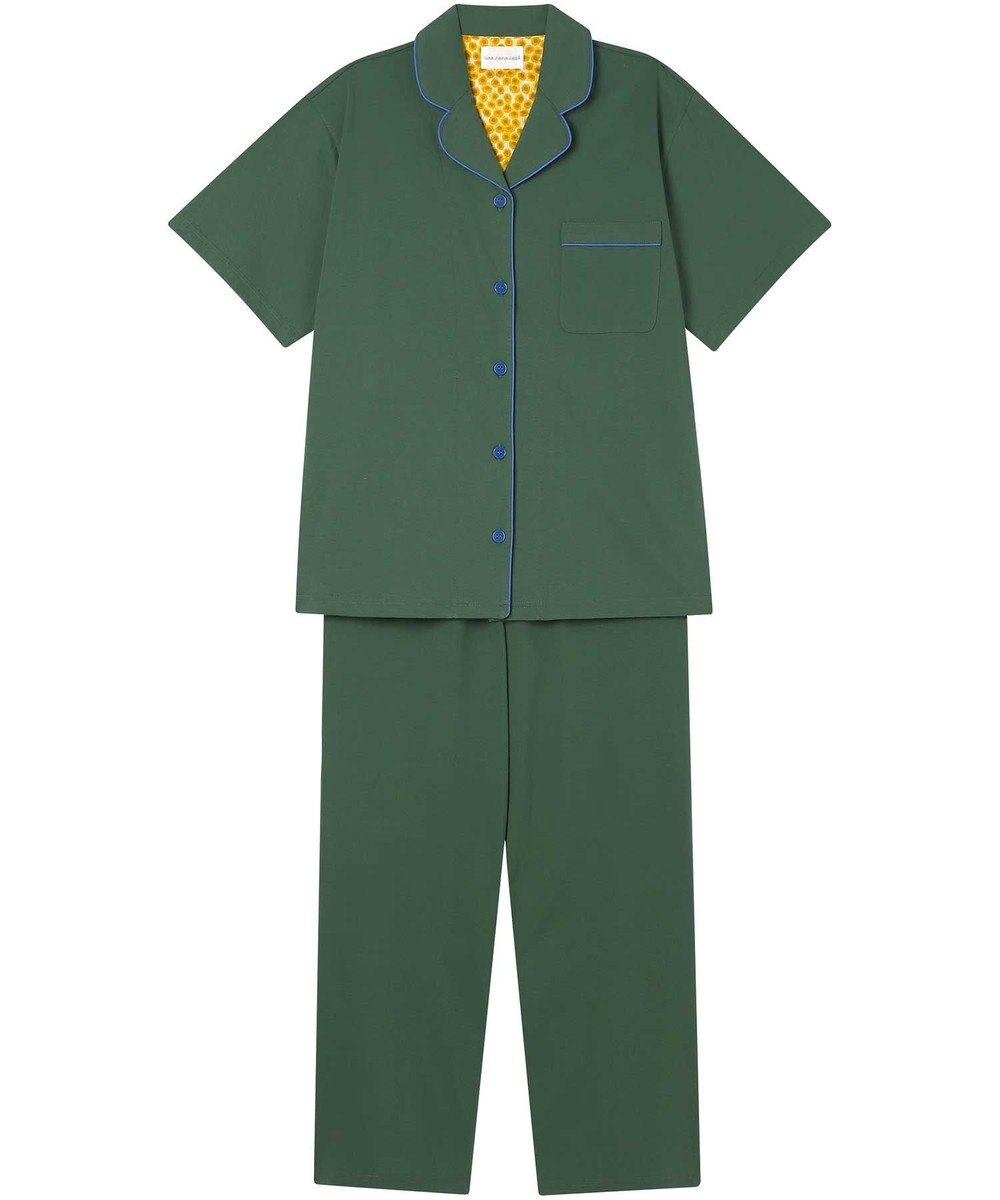 une nana cool 【綿100％】40ハイゲージ天竺半袖パジャマ MADE WITH LIBERTY FABRIC 