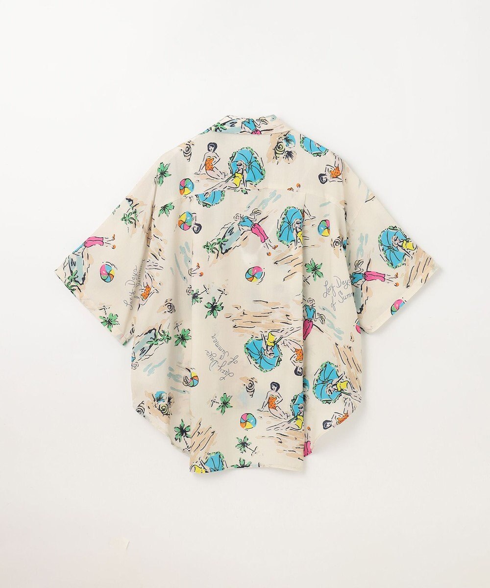 GRACE CONTINENTAL リゾートプリントシャツ 