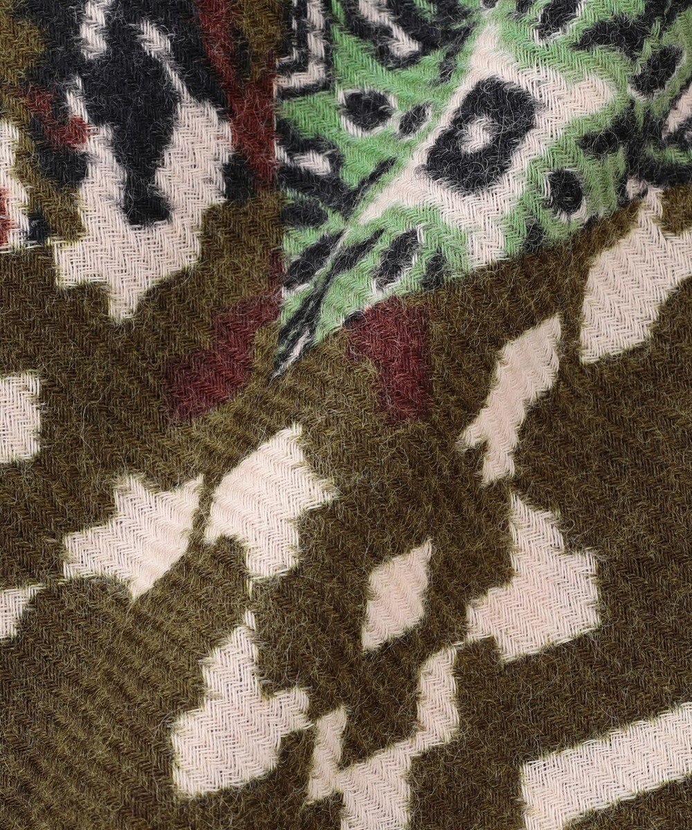 JOSEPH ABBOUD 【イタリア製】クレストカモフラージュ ストール 