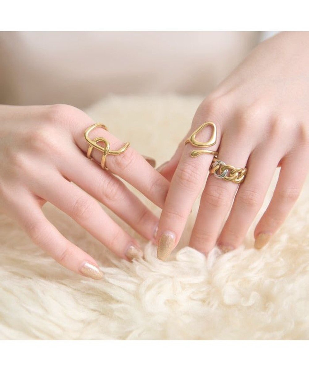 blancotokyo 【金属アレルギー対応/サイズフリー】ニュアンスフリーリング OCASO 