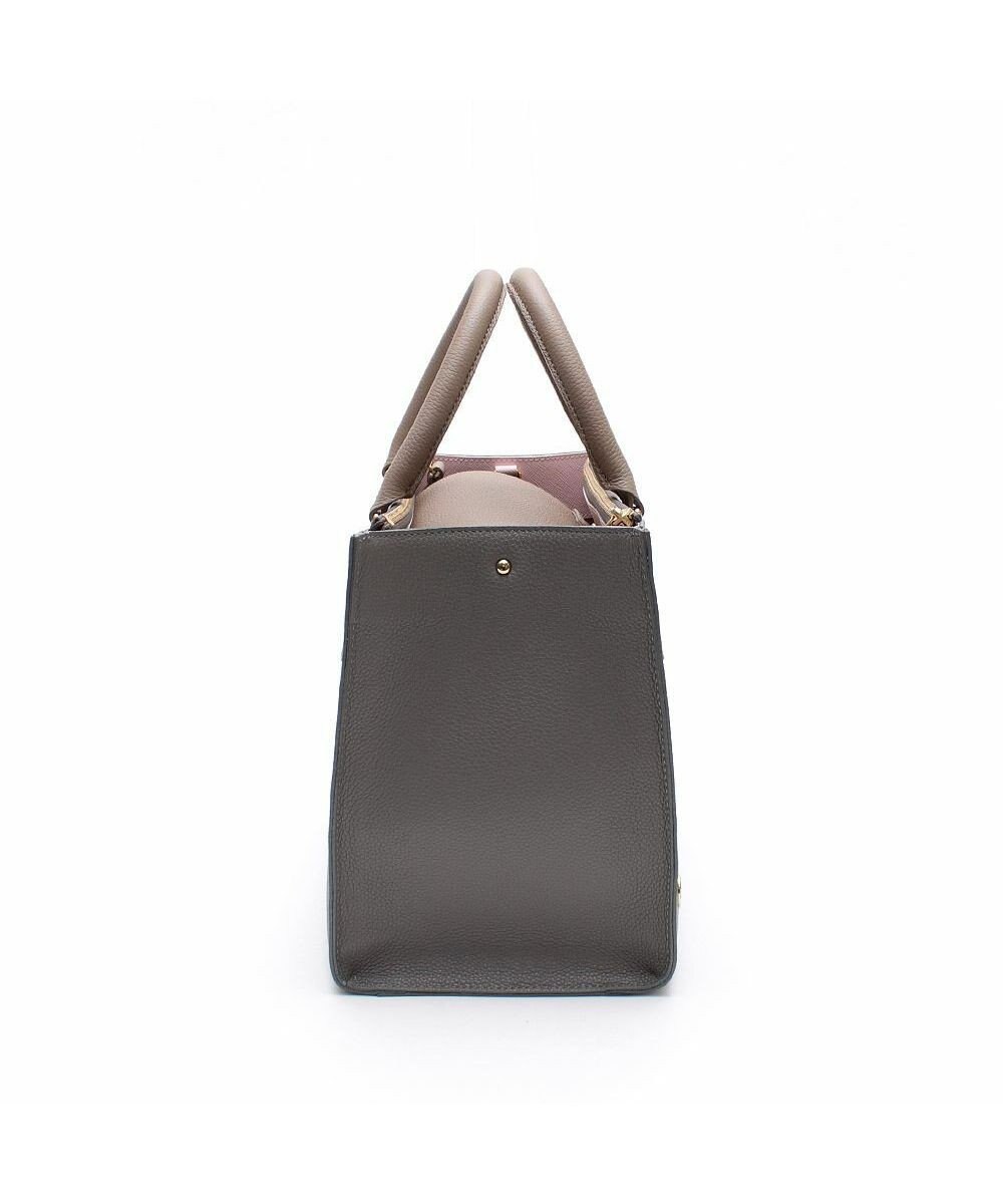 A.D.M.J. 【牛革】モーツァルト/スパニッシュレザーバイカラーWジップトートM 