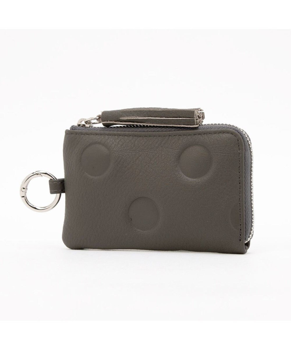 UNBILLION ペルケ perche / ドット型押し・ジャバラカマルチケース 