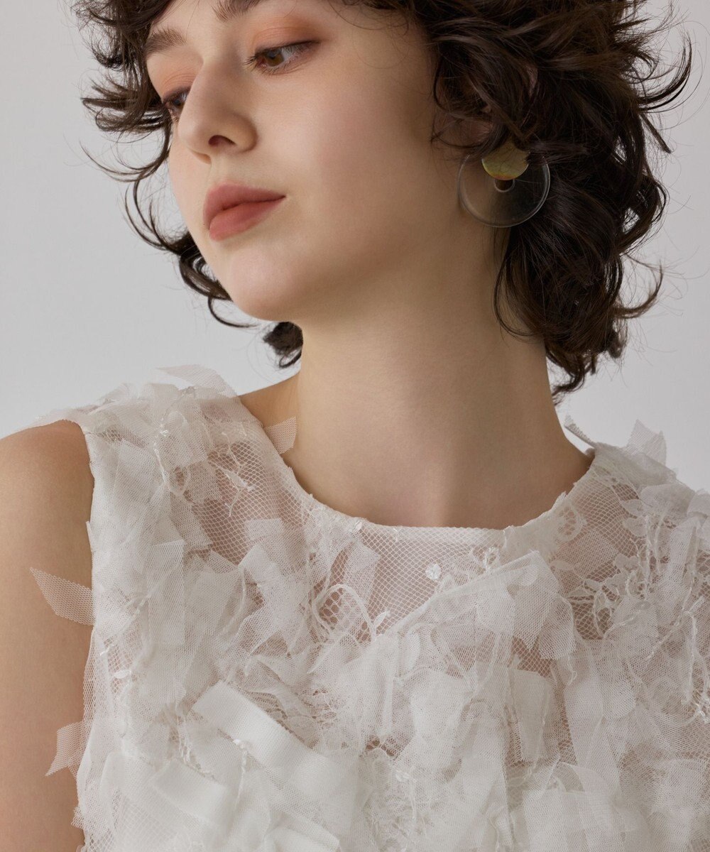 GRACE CONTINENTAL フリンジベスト 