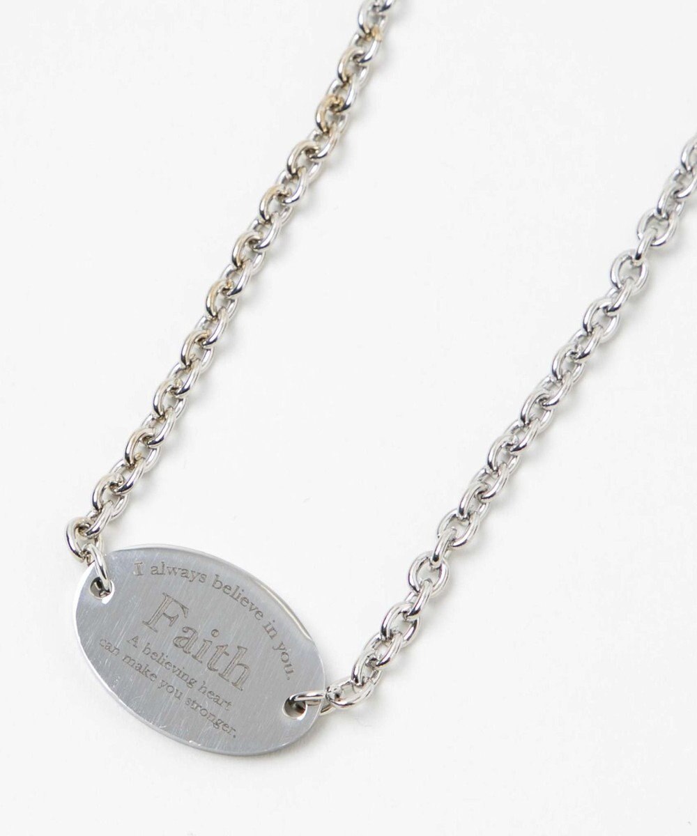 WEGO Lリバーシブルプレートネックレス 