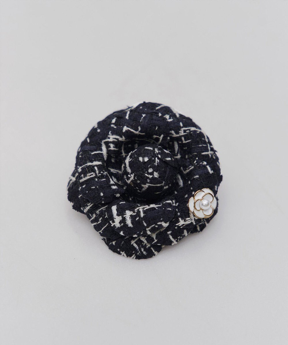 Tiaclasse フラワーツイードコサージュ 