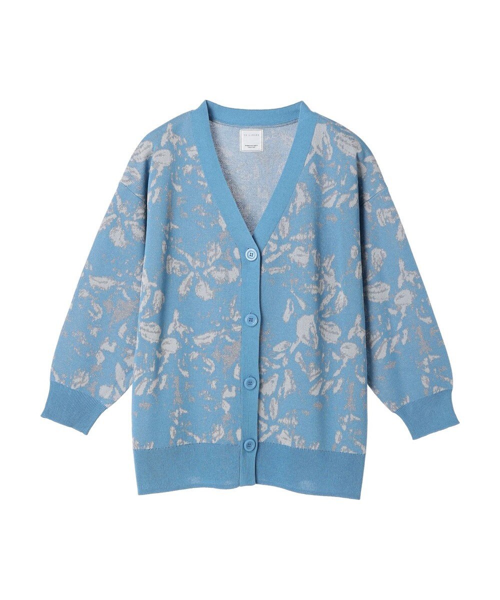 Green Parks ニュアンス柄ニットカーディガン 