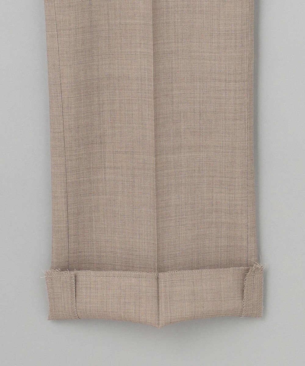 GOTAIRIKU ロングセラー【洗える/折り目加工/シワになりにくい/ウエストアジャスター】ウォッシャブル サマーウール100％パンツ_限定色(ノータック)23/24年モデル 