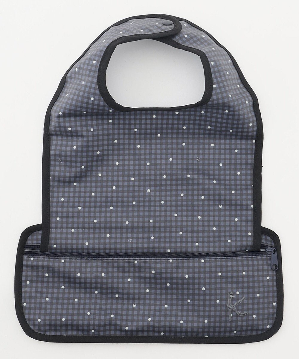 組曲 KIDS gingham K heart エプロン 