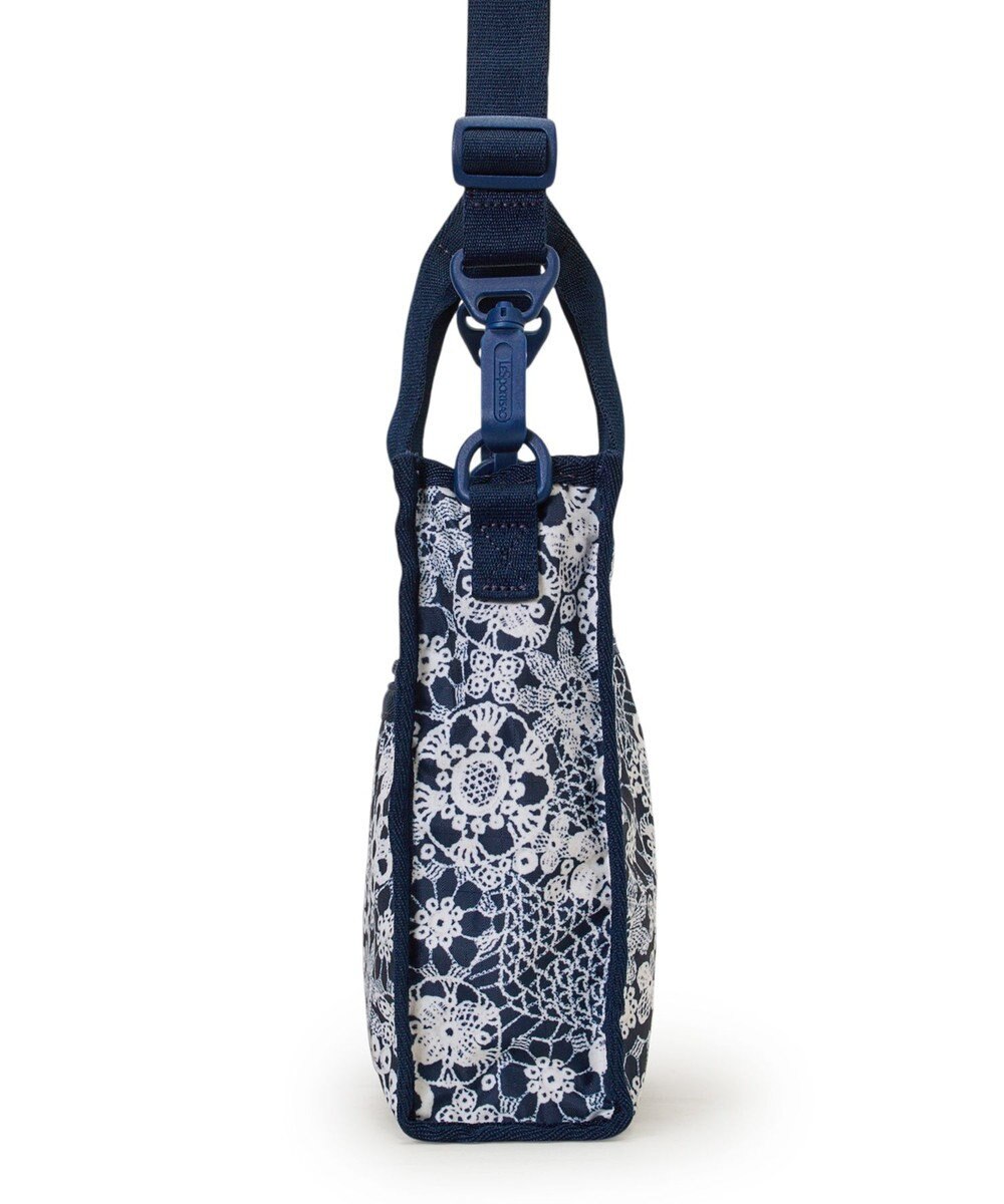 LeSportsac MINI N/S TOTE/フローラルレースネイビー 