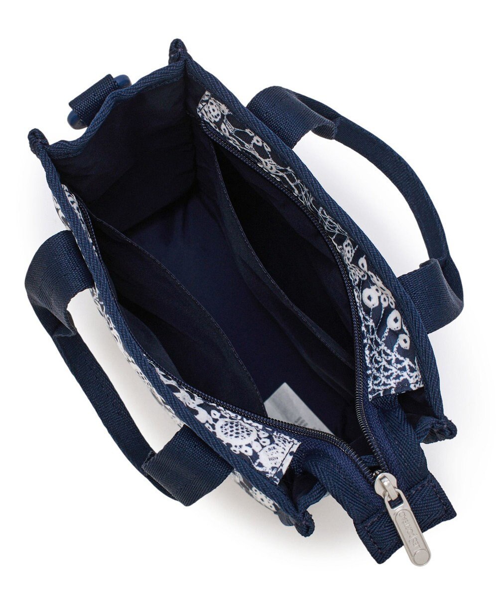 LeSportsac MINI N/S TOTE/フローラルレースネイビー 