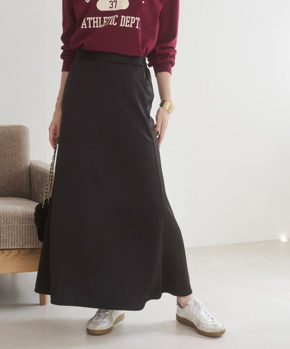 WEGO 【ANGIE VINTAGE】サテンマーメイドスカート 