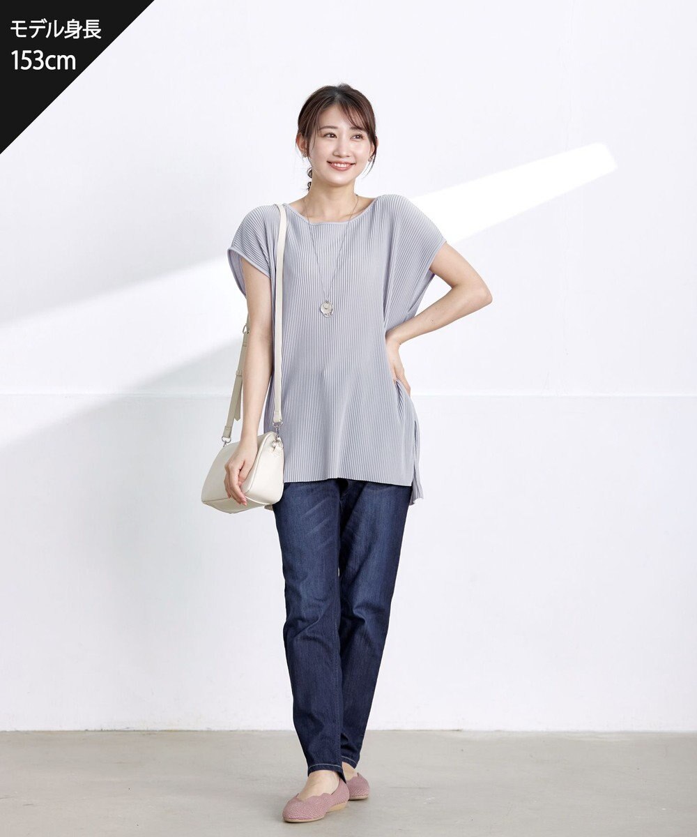 Tiaclasse 【2点セット・新色追加・洗える】クリスタルプリーツセットアップ 