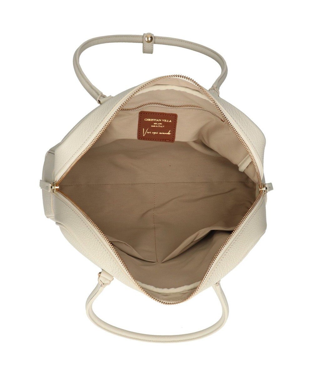 INTER-CHAUSSURES 【CHRISTIAN VILLA】イタリアンレザーデイリーボストンバッグ 