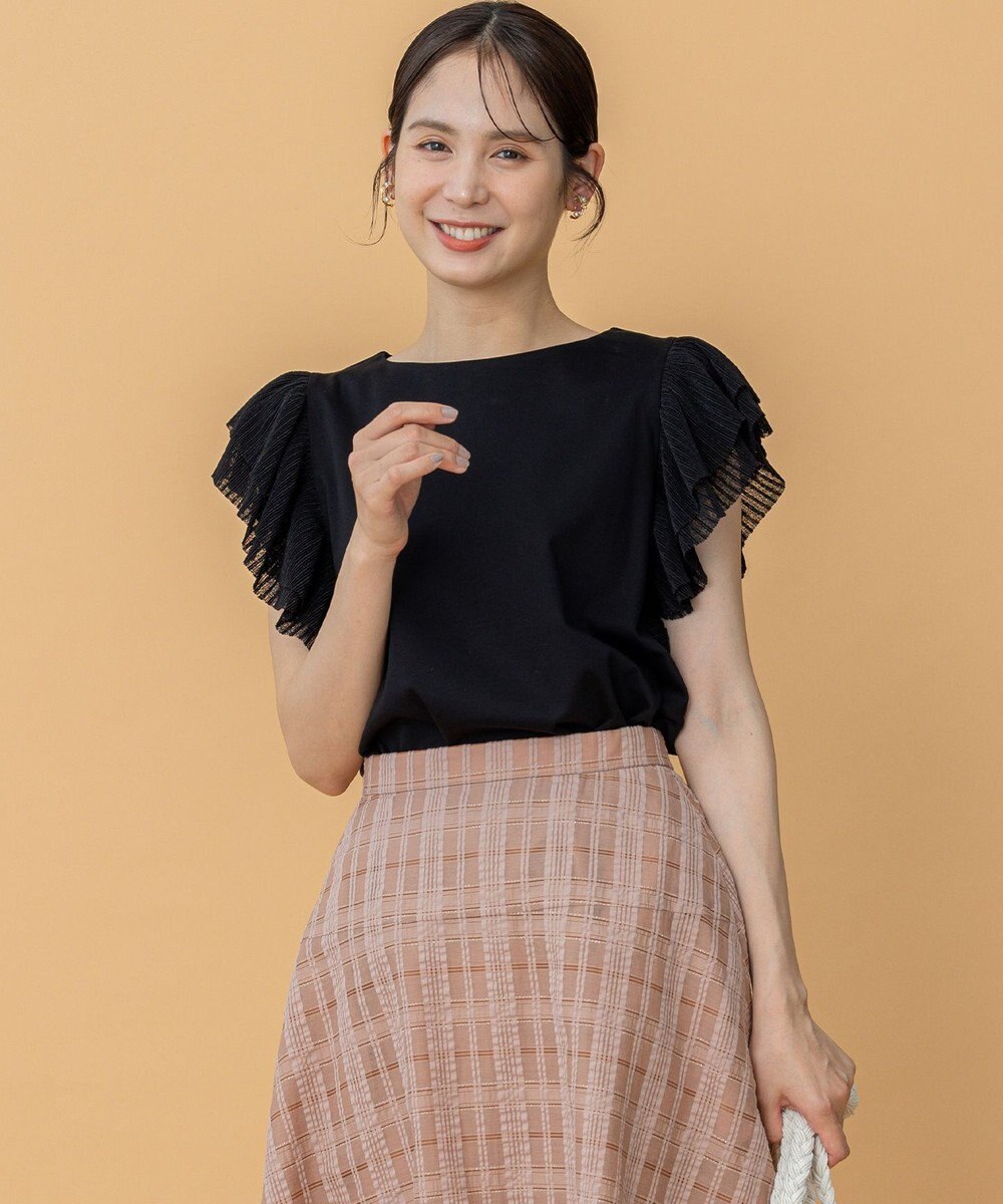 組曲 メタルフラワーフープイヤリング 