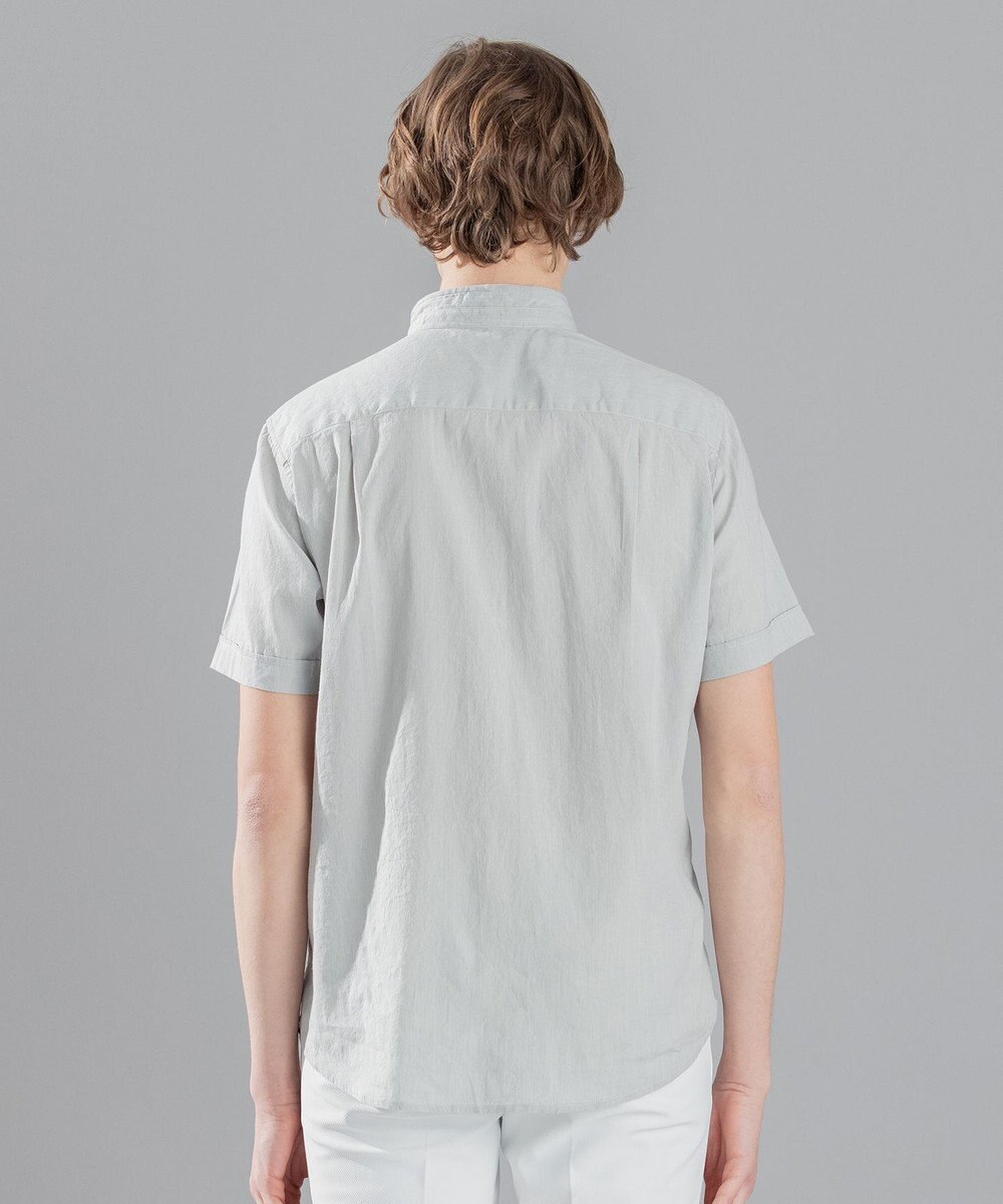 JOSEPH HOMME リネンストレッチブロード ウィングカラー半袖シャツ 