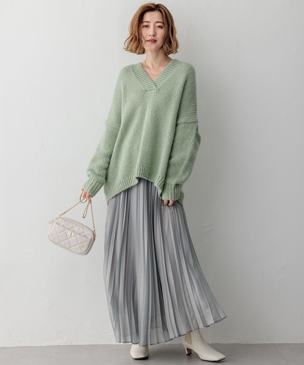 23区 L 【GLOW11月号掲載】ヘアリーラメリリー バルキー ニット 