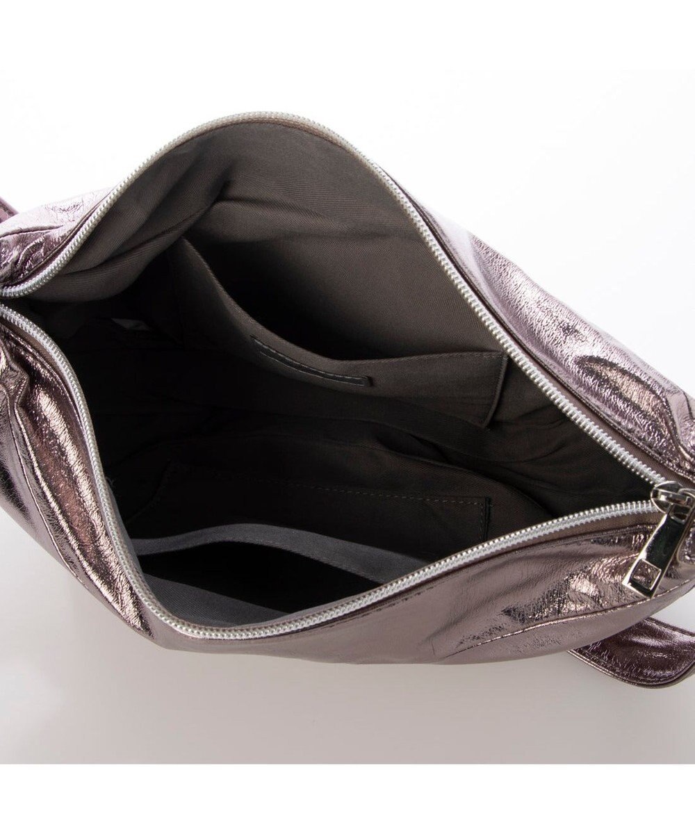 UNBILLION カシュカシュ cachecache / メタリックハーフムーンショルダー 