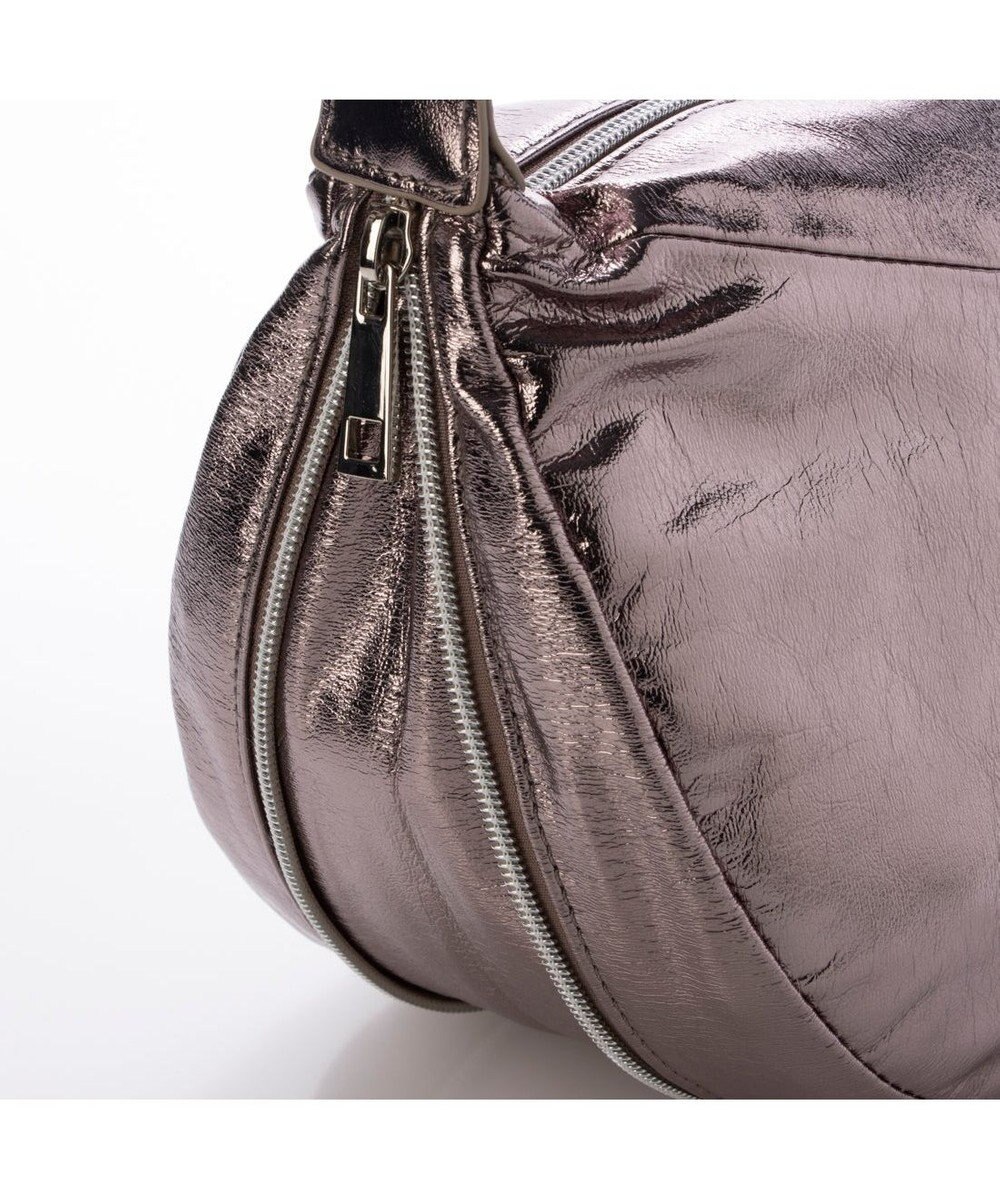 UNBILLION カシュカシュ cachecache / メタリックハーフムーンショルダー 