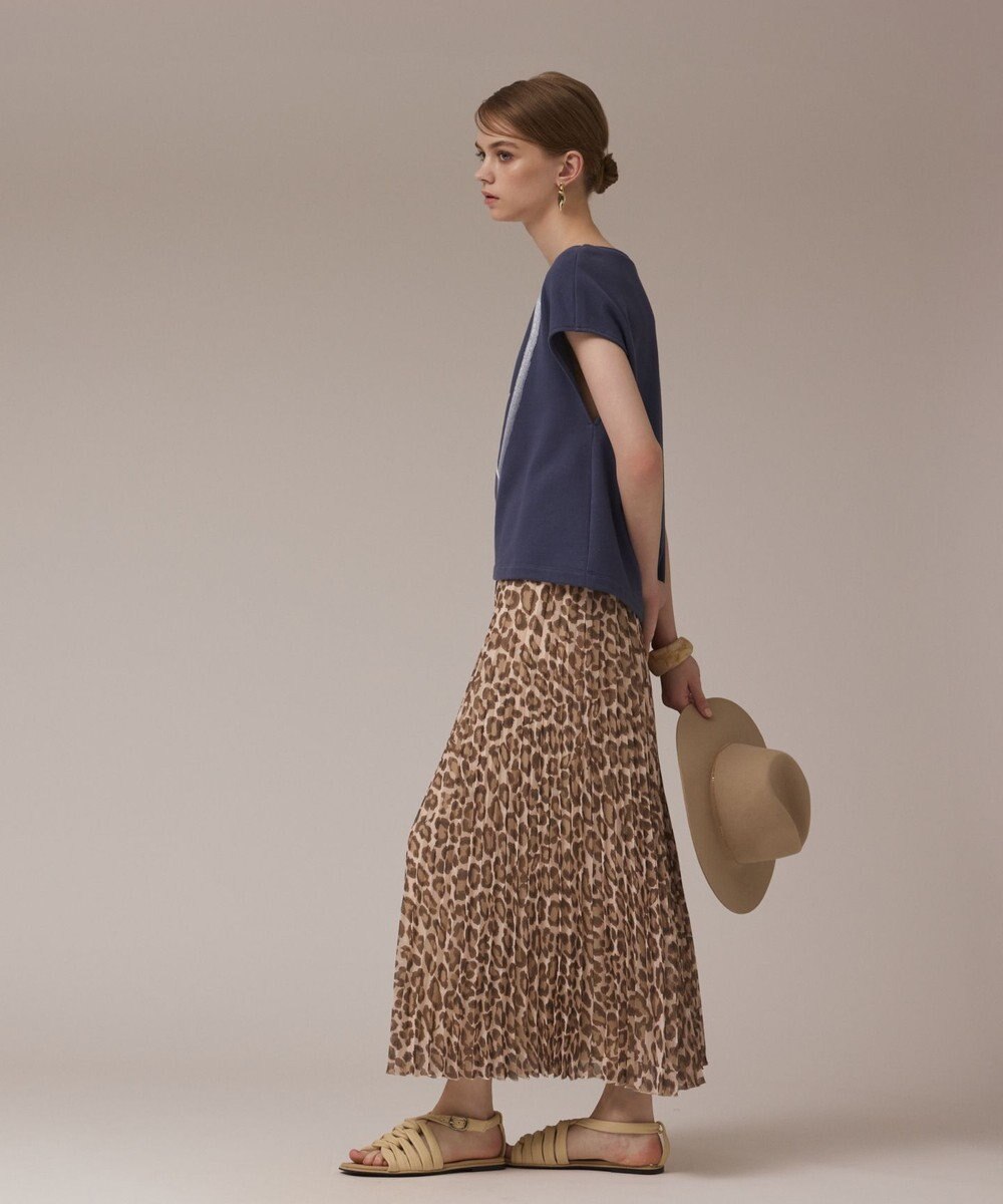 GRACE CONTINENTAL ハートプリント裏毛トップ 