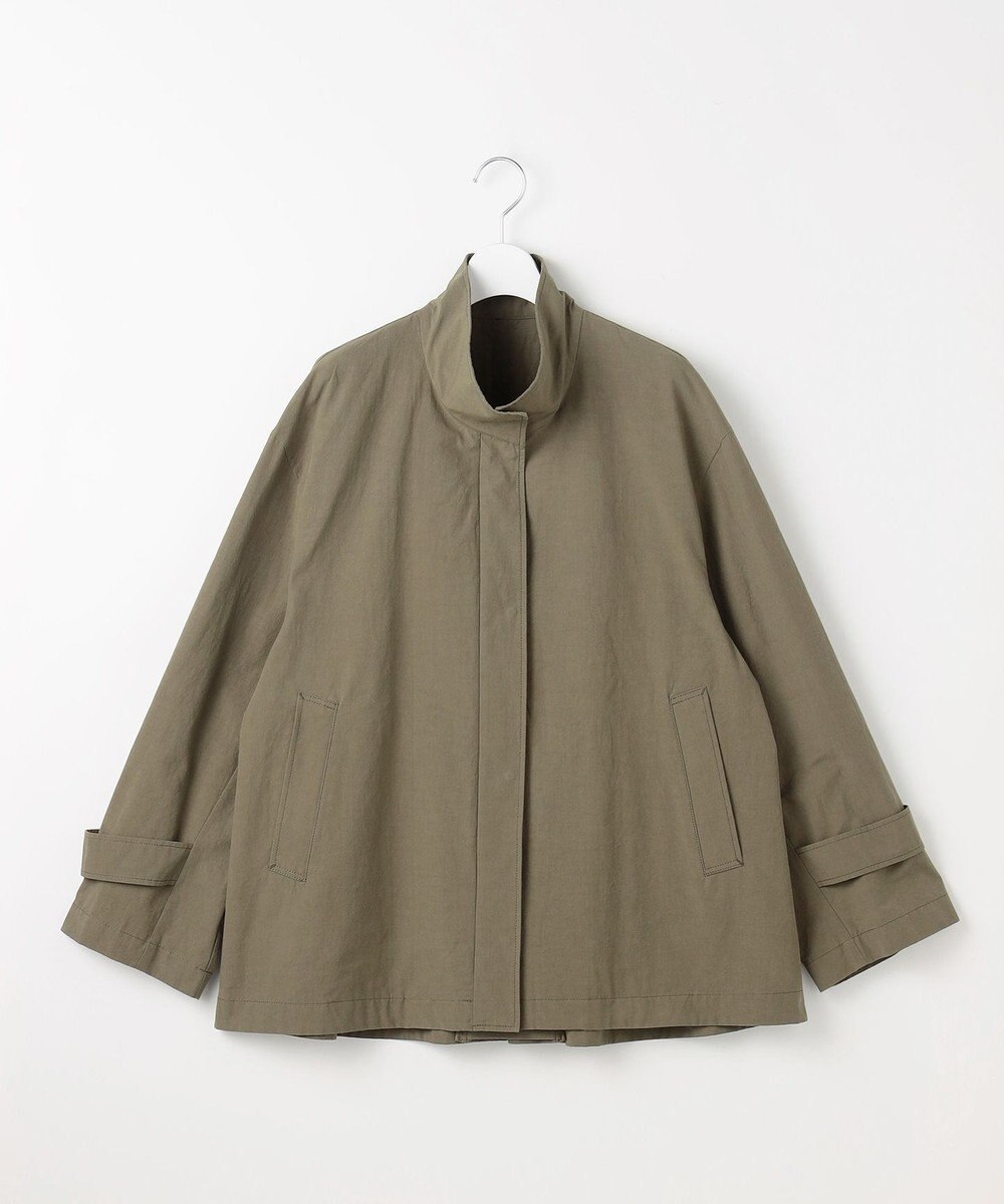 自由区 コットンリネンウェザーライト コート 