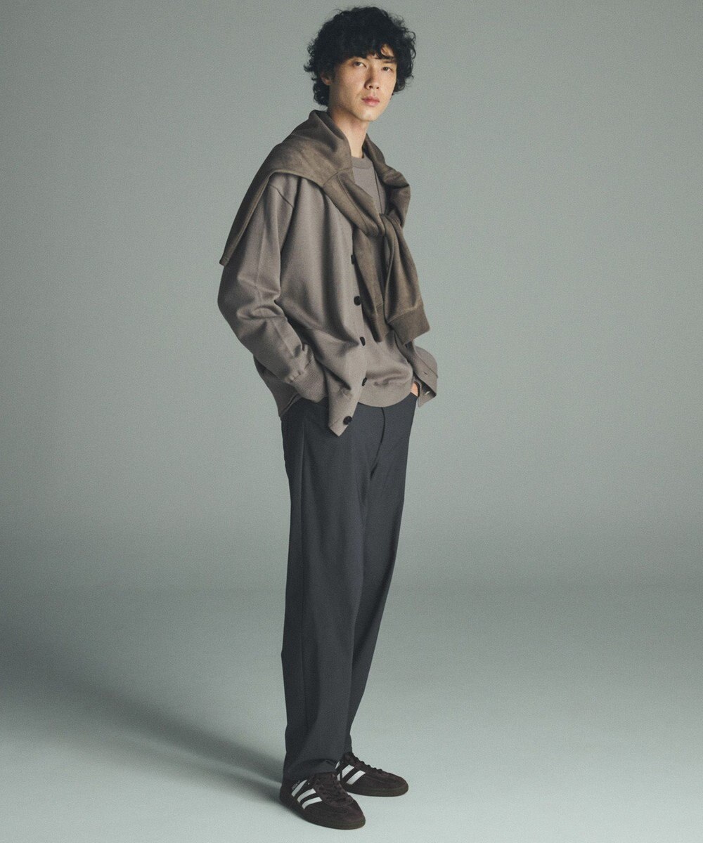 UNFILO MENS 【OCEANS YouTube 掲載/男女兼用】スムースシルキーニット カーディガン 