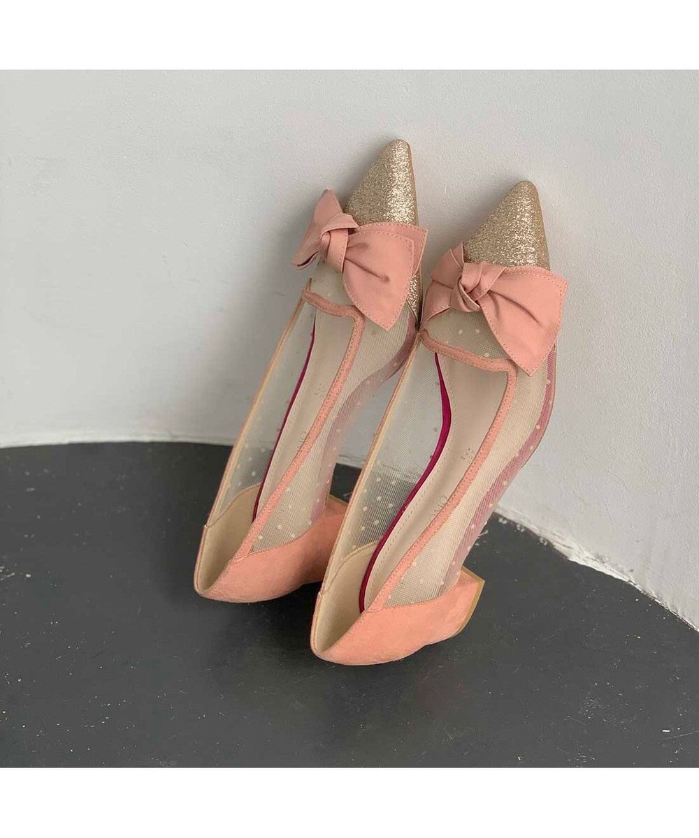 MODE ET JACOMO <MODE ET JACOMO>ビッグリボンオペラパンプス 