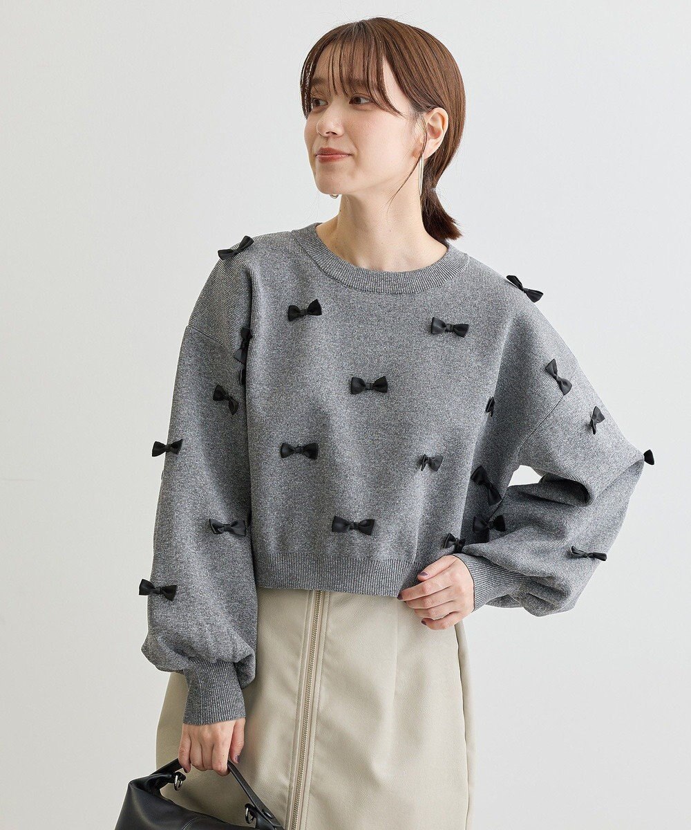 Green Parks ・ｓｗｉｎｇ　ｂｙ　メニーリボンニット 